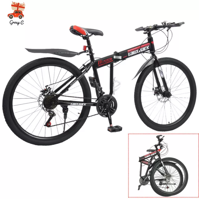 26 Zoll Faltrad Fahrrad 21-Gang Erwachsene Mountainbike MTB Klappfahrräd Bike