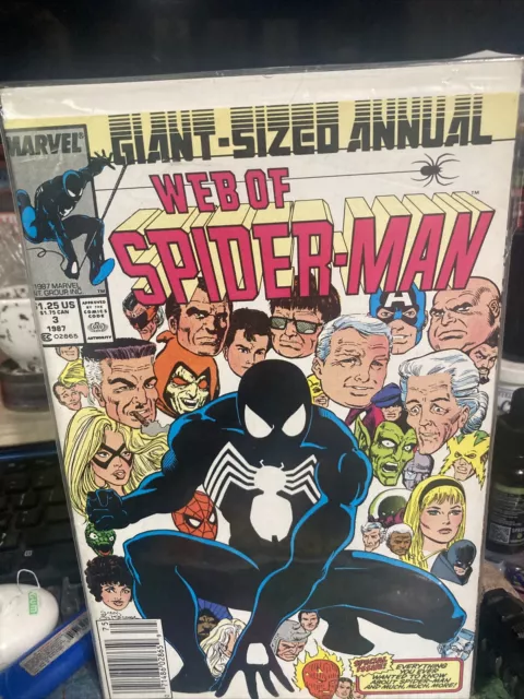 Web of Spider-Man #3 Annual (1987) Marvel Giant-Sized