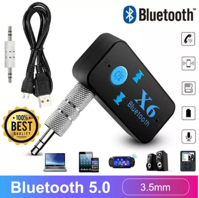 Mini Bluetooth 4.2 Transmitter Receiver Audio Adapter AUX Wireless Amplifier AUS