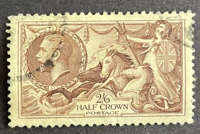 Great Britain 1918 Used SC #179 King George V Seahorse