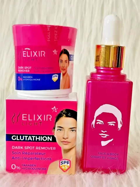 Elixir Light Duo Serum Et Creme Anti Imperfection Zéro Tâches Acnés  Vergeture