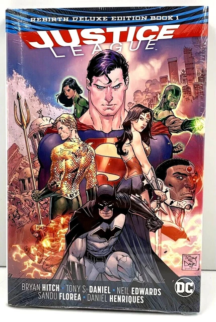 Justice League  - Rebirth Deluxe Edition Sealed Hardcover Book One - DC Comics