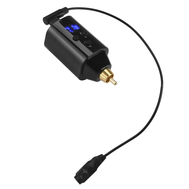 ()Cordless Tattoo Power Supply LCD Dual Mode Switch USB Charging Tattoo EJJ