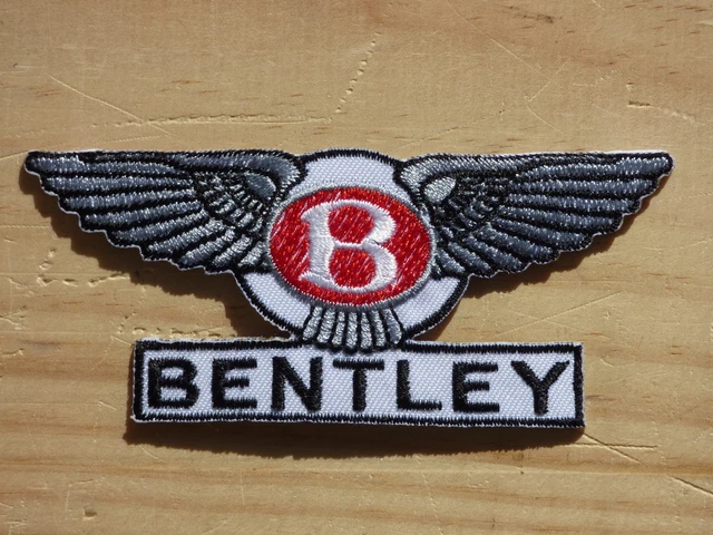 Patch Brodé Thermocollant Bentley Service - 7,5 X 5 Cm | À Repasser Ou à Coudre Sur Vêtements