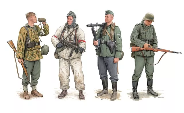 Dragon 6707 - 1/35 WWII Figure Set German Elite Infantry - Russia 1941-43