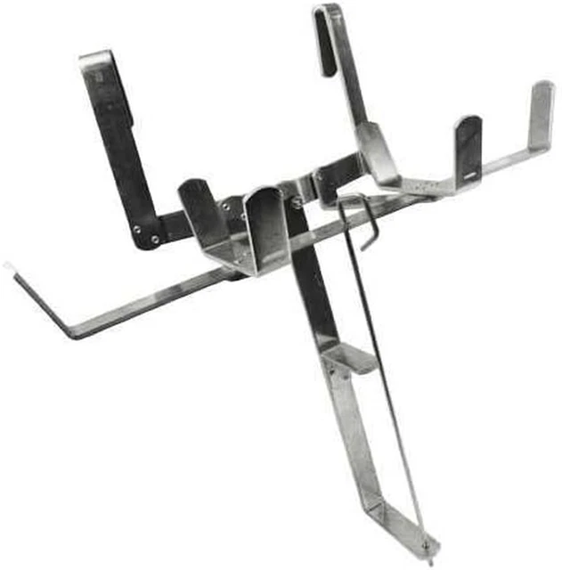Drywall Mud Pan Holder and Tape Spool - Hooks to Belt for Hands-Free Taping (Pan