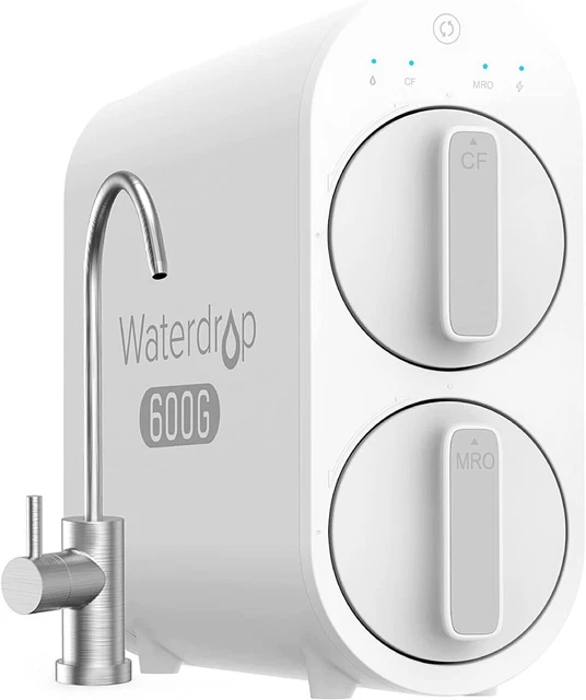 Sistema de filtro de agua de ósmosis inversa DE714D 2271 litros 600 GPD USADO