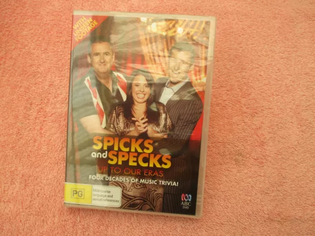 spicks and specks up to our eras 4 decades of music trivia dvd sealed