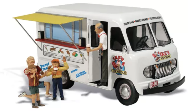 Woodland Scenics Scala H0/Ho " Ike's Furgoncino Dei Gelati " con Figure AS5541