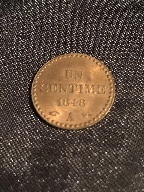 1 centime DUPRÉ 1848 A 2