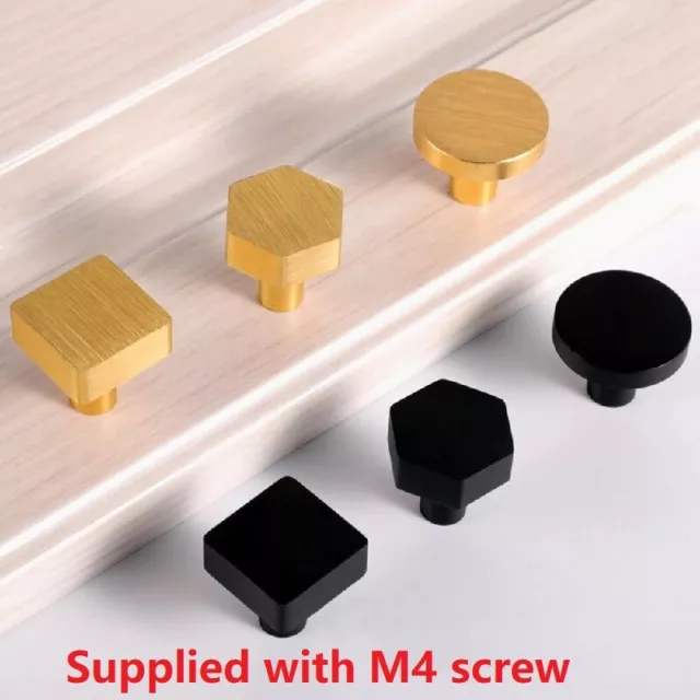 Single Hole Cabinet Knob Metal Handle Closet Cupboard Dresser Drawer Door Pull