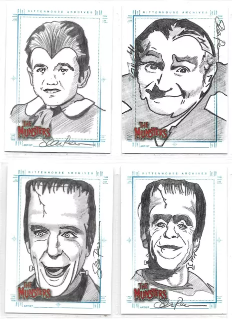 The Munsters  -  Autograph & Sketch Card Selection NM Rittenhouse