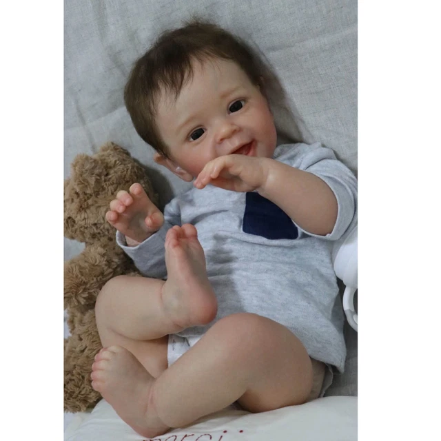 22" Reborn Baby Dolls Soft Vinyl Silicone Realistic Handmade Newborn XMAS Gifts