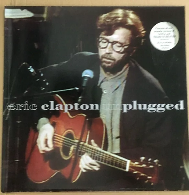 ERIC CLAPTON ~ UNPLUGGED ~ UK DUCK / REPRISE 1992 GATEFOLD 1st PRESS EX/NM