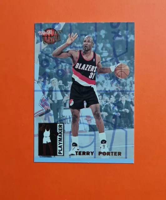 1992-93 Fleer Ultra Terry Porter Playmaker #7 Portland Trail Blazers