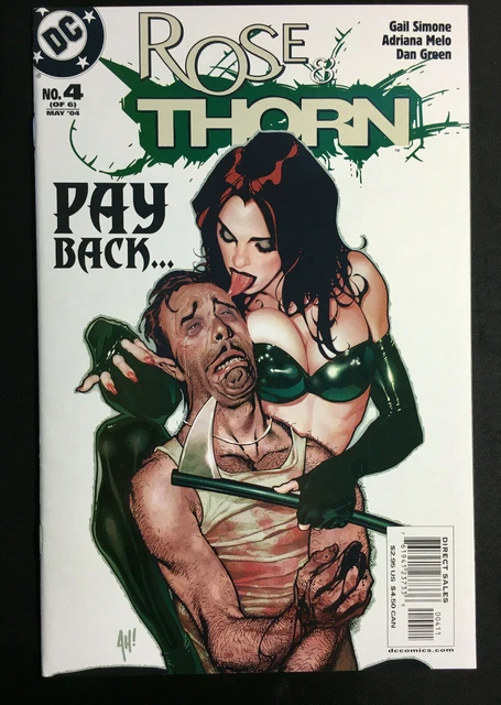Rose And Thorn 4 Adam Hughes Iconic Cover Rare Vol 1 Nm - Batman Joker Htf Dc