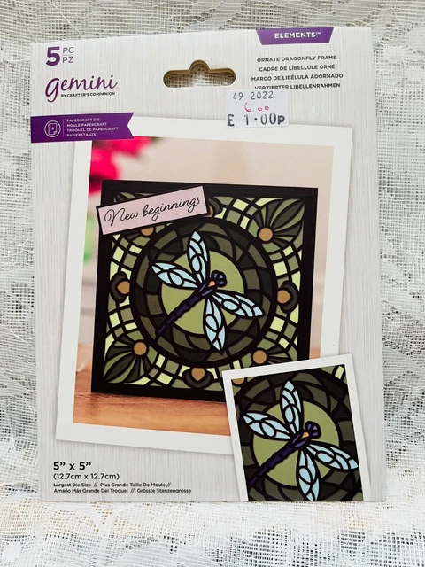 GEMINI CRAFTERS COMPANION Elements 5 piece Papercraft Die Ornate ...