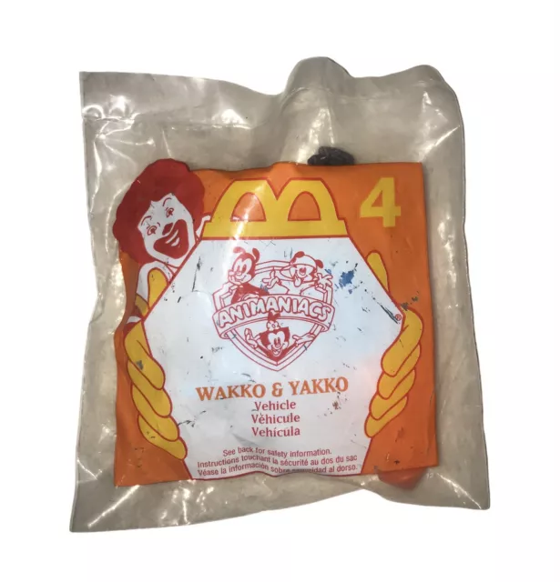 McDonalds Animaniacs Wakko and Yakko Vehicle Brand New Vintage 1995