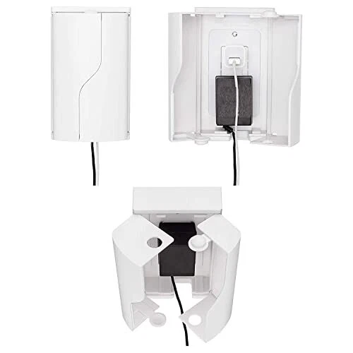 Safety Innovations Twin Door Baby Safety Outlet Cover Box for Babyproofing Ou...