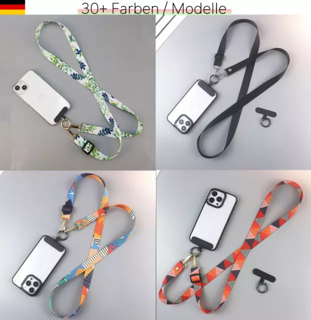 Universal Handykette Halsband Band Kordel Schnur geeignet für jede Handyhülle