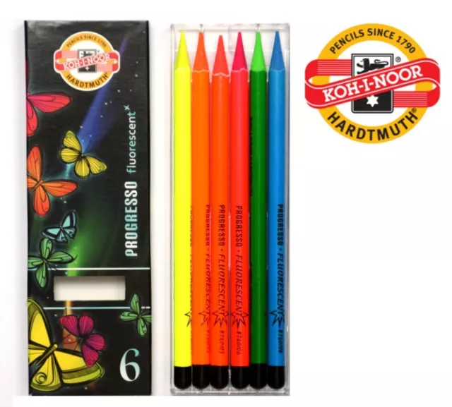 Woodless Colored Pencil Set KOH-I-NOOR PROGRESSO 8741 Crayon