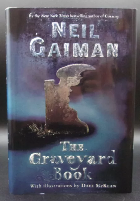 Neil Gaiman GRAVEYARD BOOK  First edition SIGNED Ghost Vampire Dave McKean Art