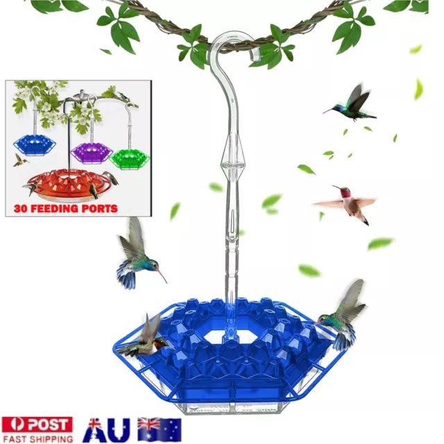 Humming Bird Feeders Outdoors Wind Chimes Hummingbird Feeders w/30 Feeding Ports