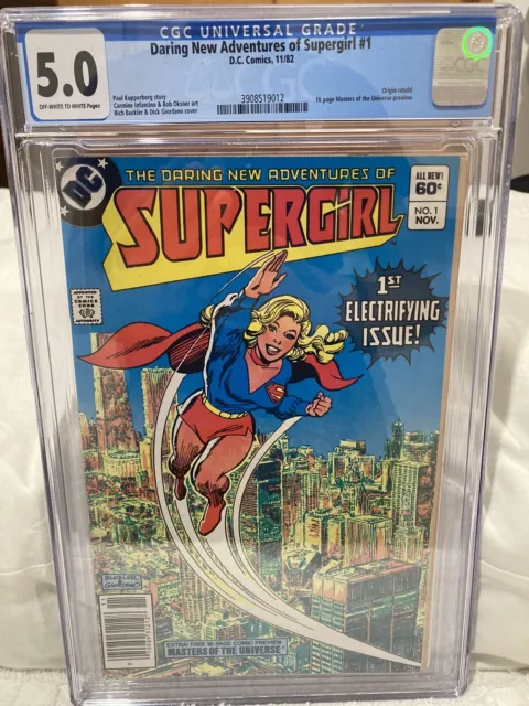 Daring New Adventures Of Supergirl #1 (November 1982, DC) Rare, CGC Graded (5.0)