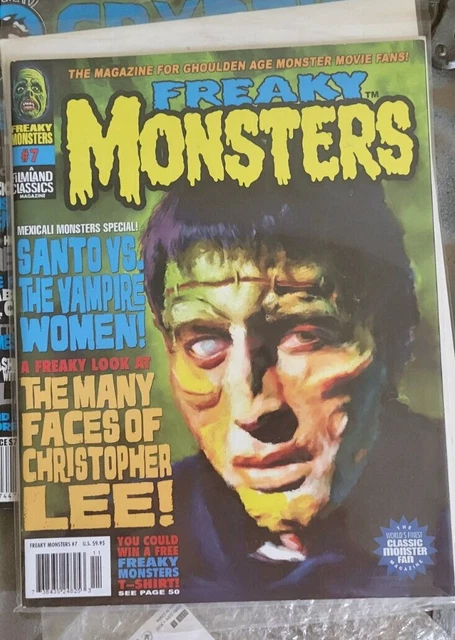 Freaky Monsters #7 Dec. 2011 original NM HIGH GRADE copy! Like Famous Monsters! Freaky Monsters #7 Dec. 2011 original NM HIGH GRADE copy! Like Famous Monsters!