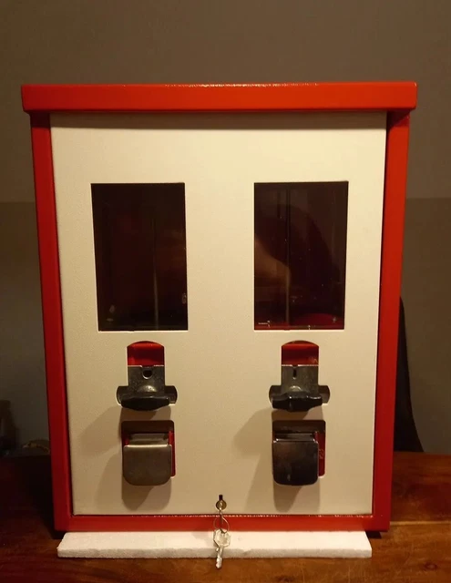 Kaugummiautomat und Kapselautomat, 2 Schacht, Retro, Sammler, Geschenk, Vintage Kaugummiautomat und Kapselautomat, 2 Schacht, Retro, Sammler, Geschenk, Vintage