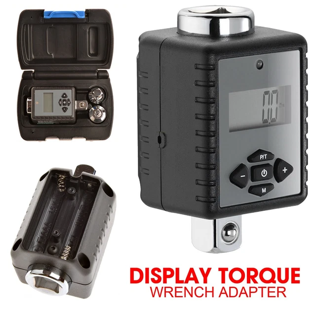 Mulcort Digital Torque Meter Wrench - 1/2" Drive, High Accuracy With Sound & Light Alarm For Automotive & DIY