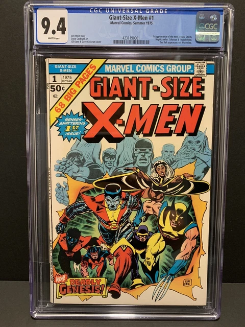 Giant Size X-Men #1 (1975) - Cgc Grade 9.4 - 1St Appearance New Team - Wolverine