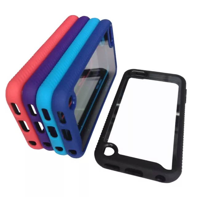 Bumper Clear Case Cover, Coloured TPU side for Apple iPod touch 5 6 7 Shockproof