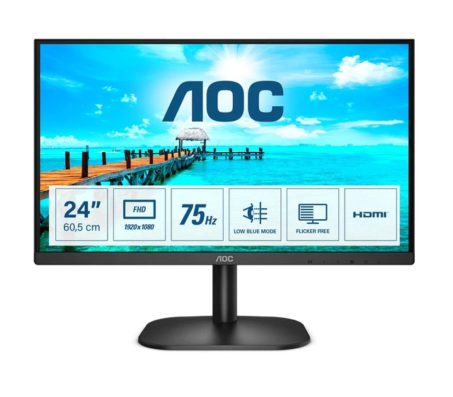 4038986149594 AOC B2 24B2XHM2 Computerbildschirm 60,5 cm (23.8 Zoll) 1920 x 1080