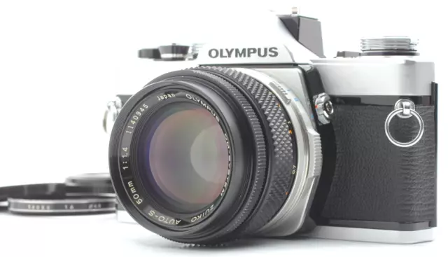 【Near MINT】Olympus OM1 OM-1 35mm Film Camera Auto S 50mm f/1.4 Lens From...