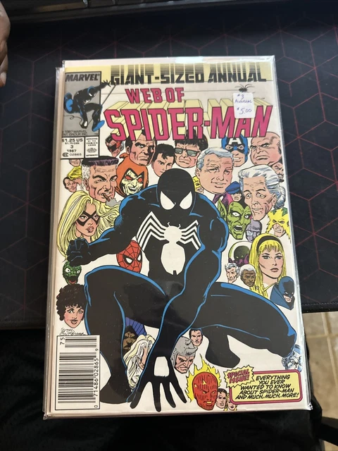 Web Of Spider-Man #3 Giant-Sized Annual (1987, Marvel)  News stand edition