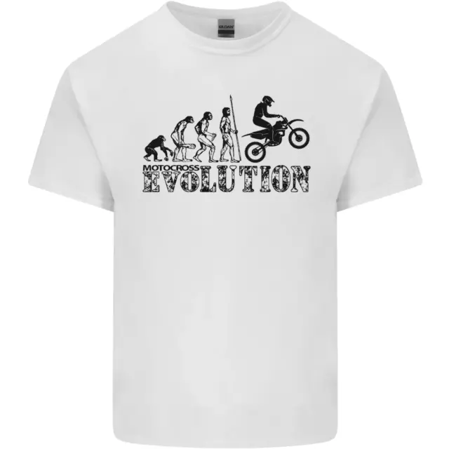 T-shirt Evolution of Motorcycle Moto Biker Bambini