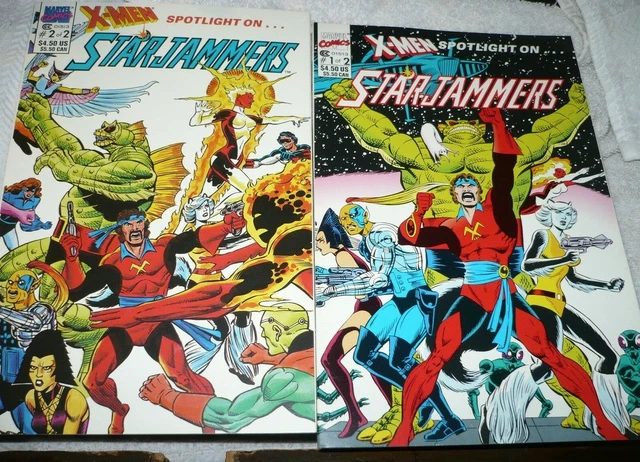 X-MEN SPOTLIGHT ON STARJAMMERS #1-2 (1990)  full set prestige format
