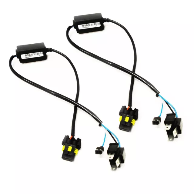 2x H4 9003 Easy Relay Harness Hi Lo Bi-Xenon HID Bulbs Wiring Controller Bixenon 2x H4 9003 Easy Relay Harness Hi Lo Bi-Xenon HID Bulbs Wiring Controller Bixenon