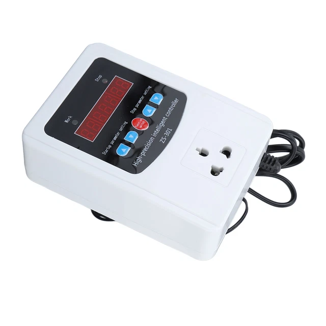(UK Plug 220V)Contrôleur De Température De Serre 1500W Température De L'air Numé