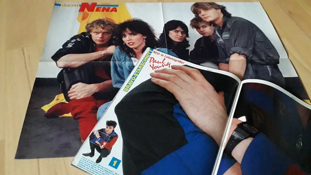 BRAVO Nr.8 vom 16.2.1984 mit Riesenposter Nino de Angelo, Nena, Paul Young... 2