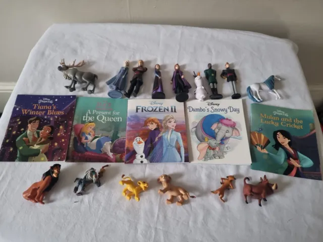 Disney Frozen and Lion King figures bundle