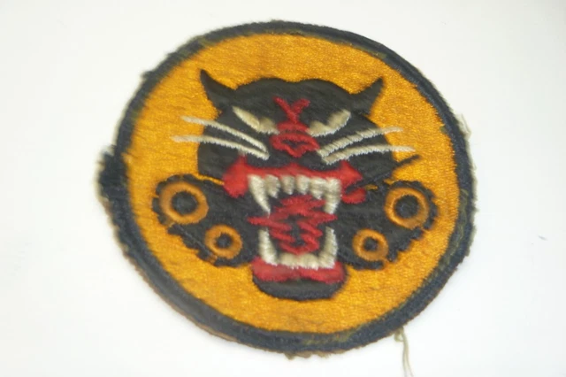 A WW 2 U S Army Tank Destroyer Forces Cut Edge Snow Back Patch A WW 2 U S Army Tank Destroyer Forces Cut Edge Snow Back Patch