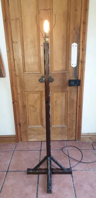 Floor Lamp Arts & Crafts Tudor Revival Style Rewired Excellent Condition c.1930
