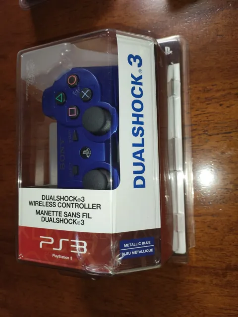 Blue New Factory Sealed Official Sony DualShock 3 Controller - PS3 - Genuine