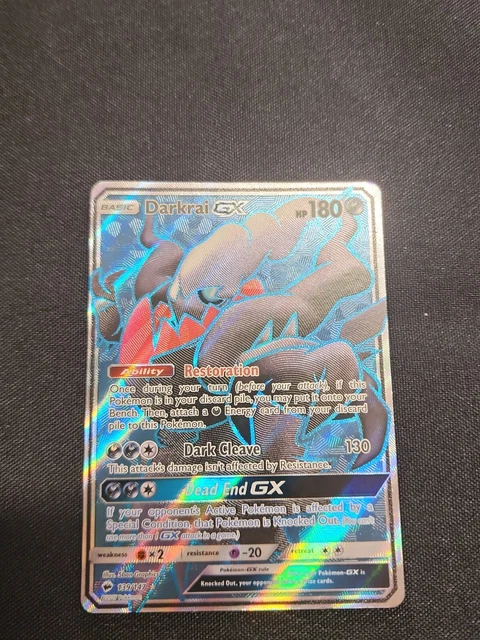 Darkrai GX 139/147 - Full Art - Burning Shadows - Pokemon Card - NM