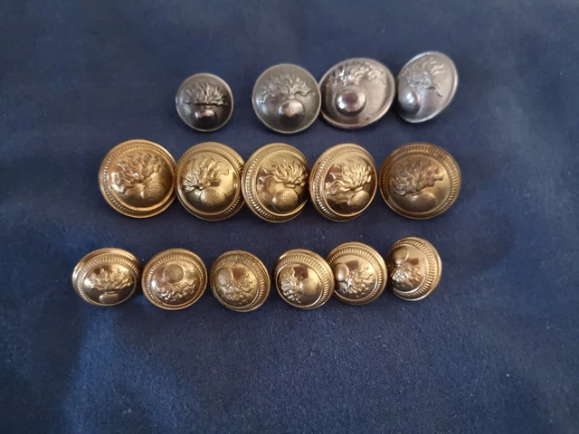 Lot De Boutons Vintage Années 70 - 9 Modèles Au Choix - Occasion En Très Bon état