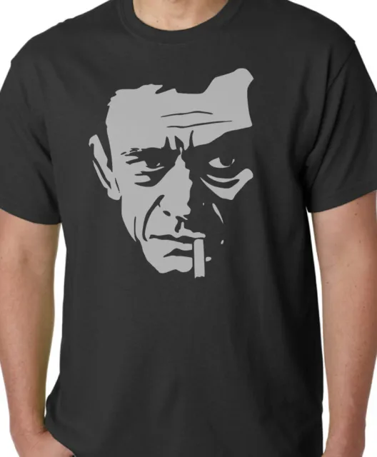 Mens ORGANIC Cotton T-shirt JOHNNY CASH Music Country Rock And Roll Gift Gift