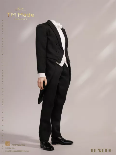 TM Made MM1004 1/6 Tailcoat Tuxedo Men's Formal Attire Clothing Suit No Figure 3