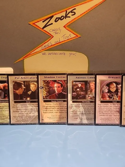 Babylon 5 CCG - 6 Card Promo Lot